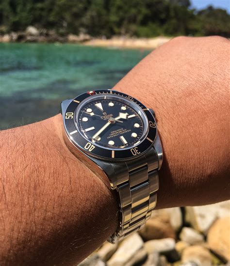 tudor black bay 58 on wrist